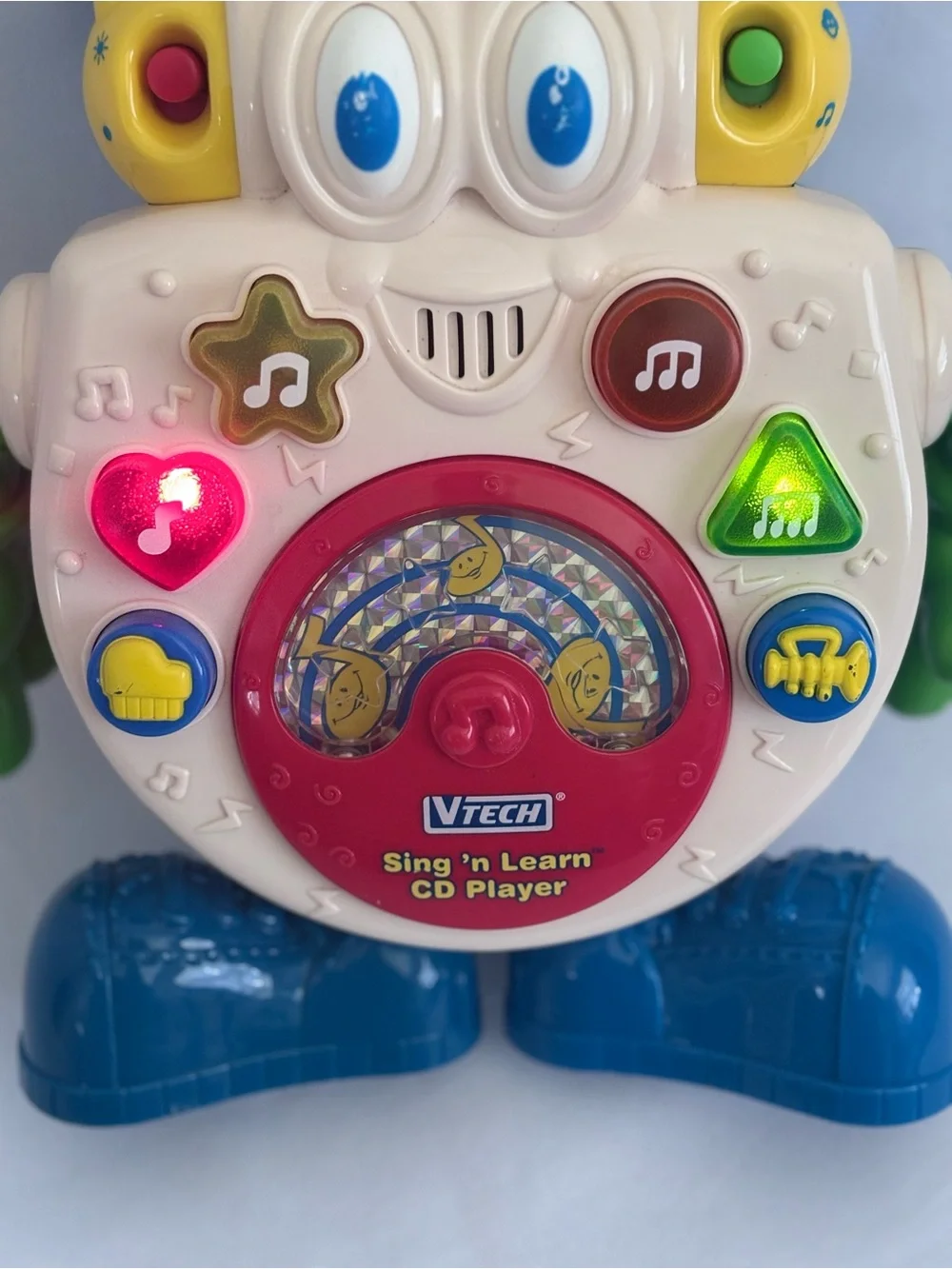 Vintage Vtech Sing n Learn CD Player ~ Educational, Lights Sounds & Music! 🎶